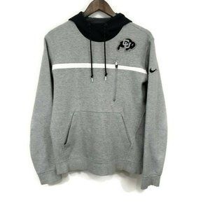 Nike Mens Colorado University Hoodie Zip Gray Blue